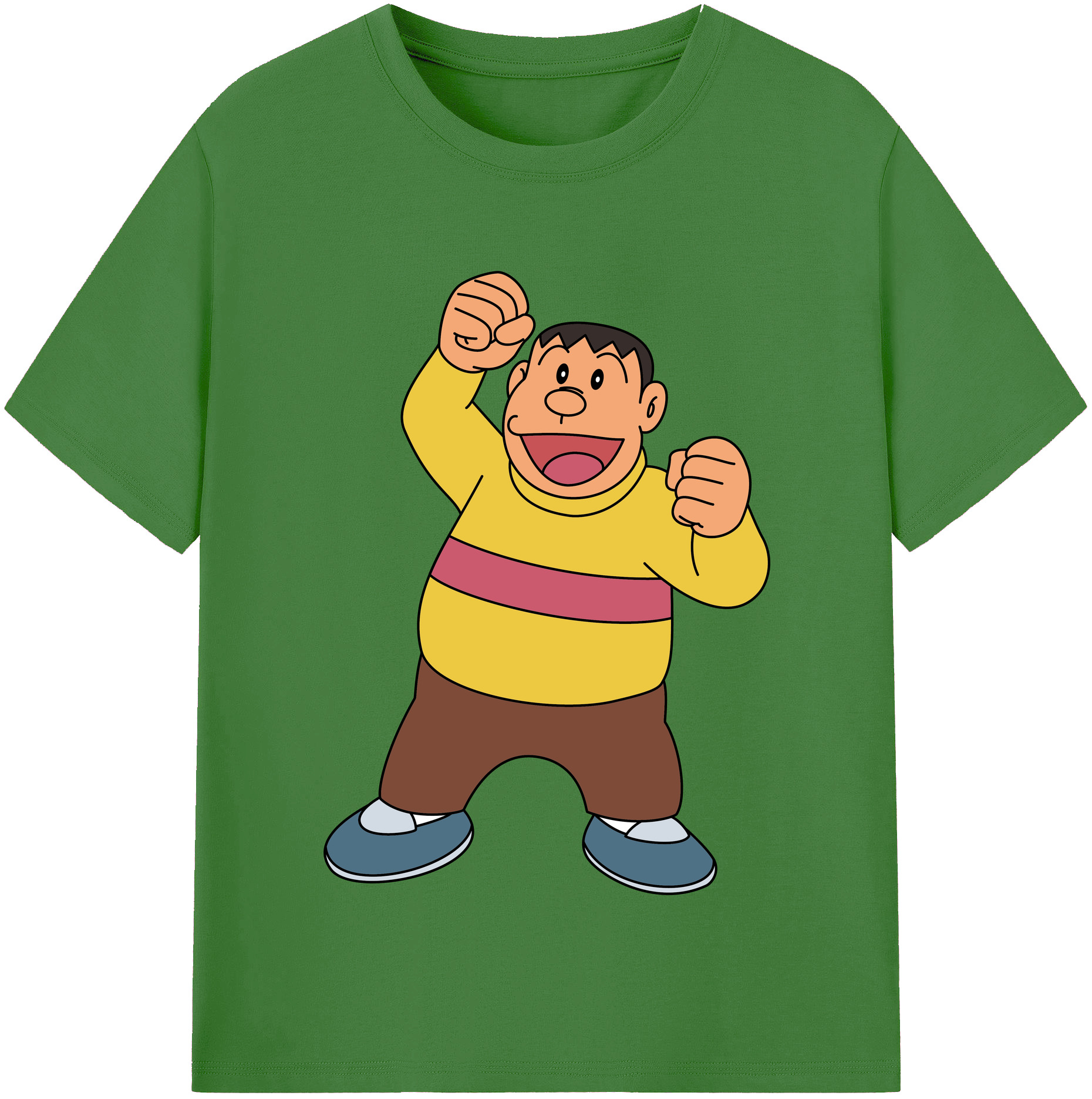 （画像用） ドラえもん 剛田武 Doraemon Gouta Takeshi レディースカジュアルプリントTシャツ（綿100％）